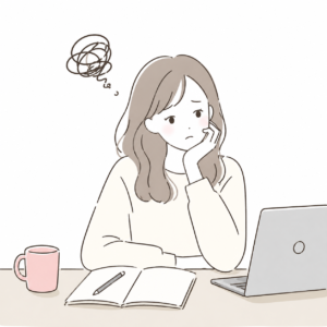 悩んでる人